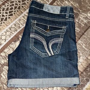 Vanilla Star Jean Shorts Juniors Size 15 Preowned